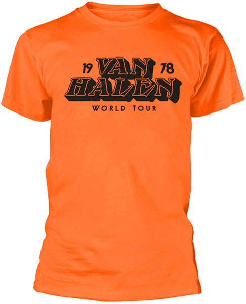 Van Halen Orange '78 Tour Shirt