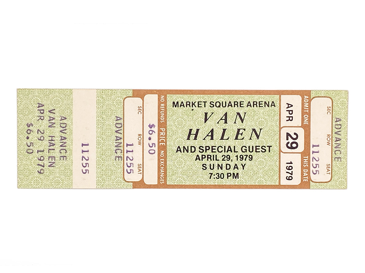 Indianapolis 1979 Concert Ticket