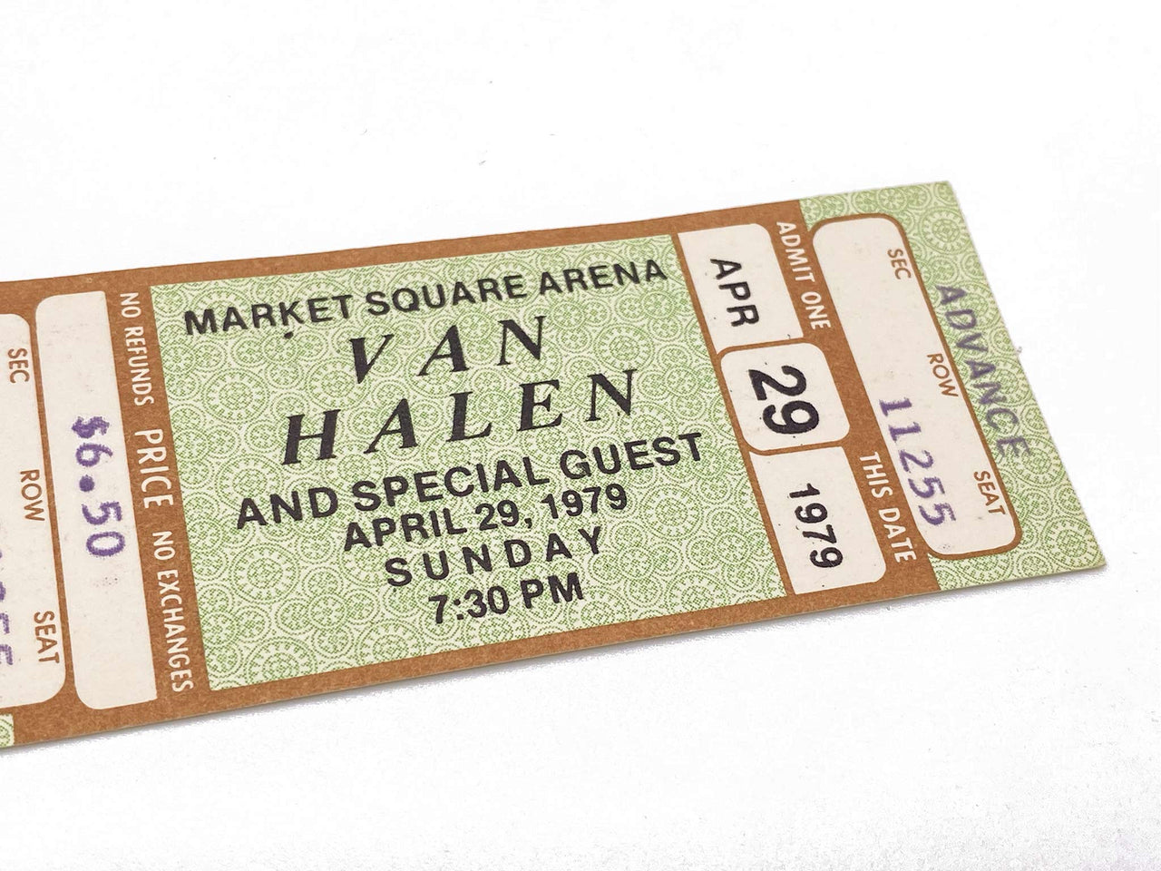 Indianapolis 1979 Concert Ticket