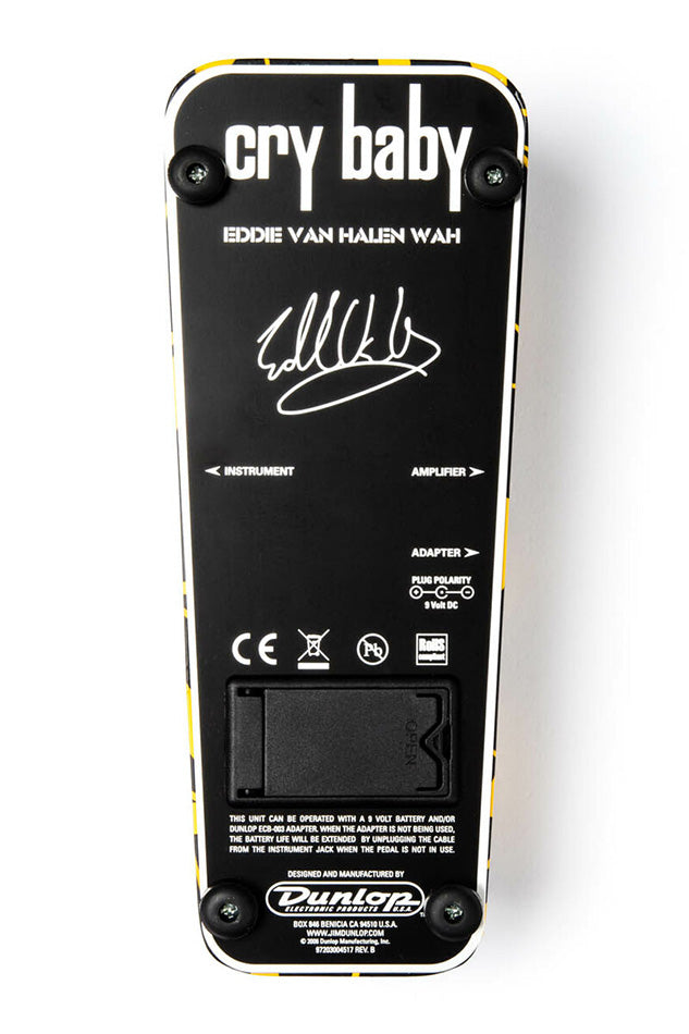 van halen pedal Dunlop EVH95 Eddie Van Halen Signature Wah Guitar Effects Pedal, Adult Unisex