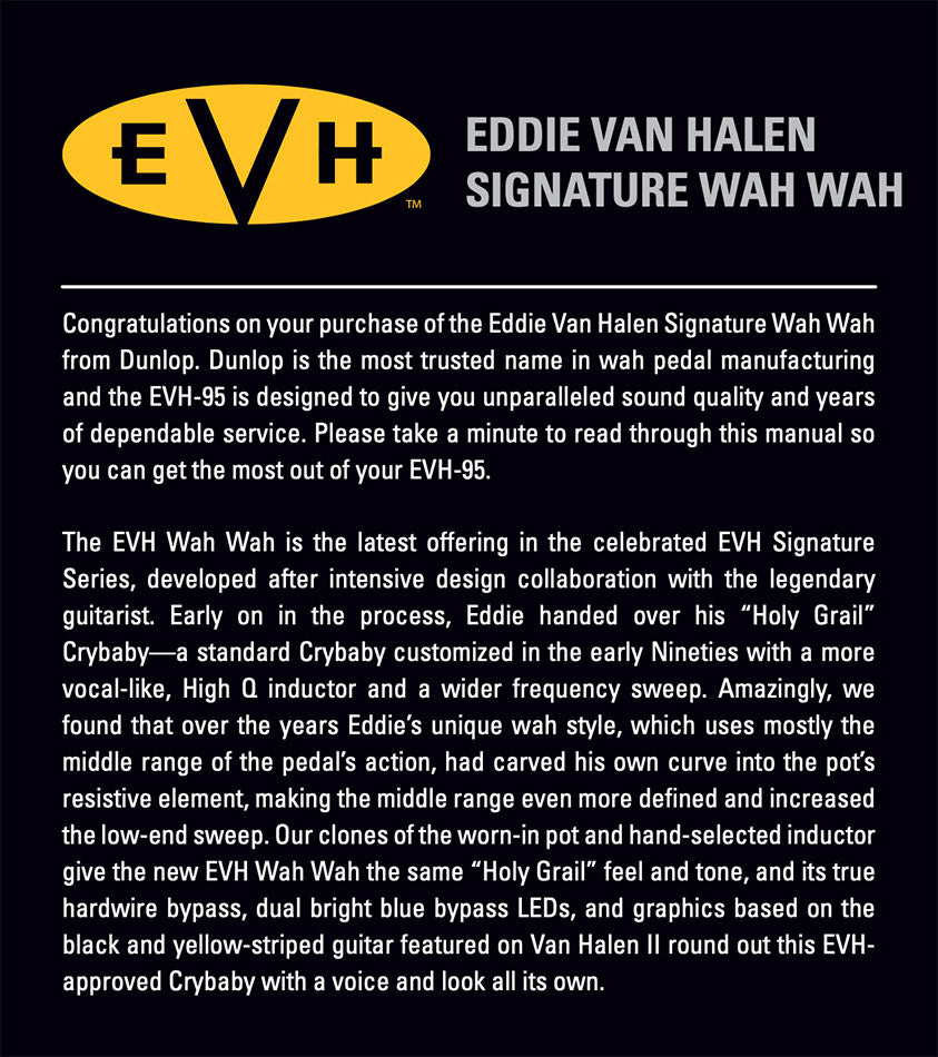 EVH Signature Wah Pedal