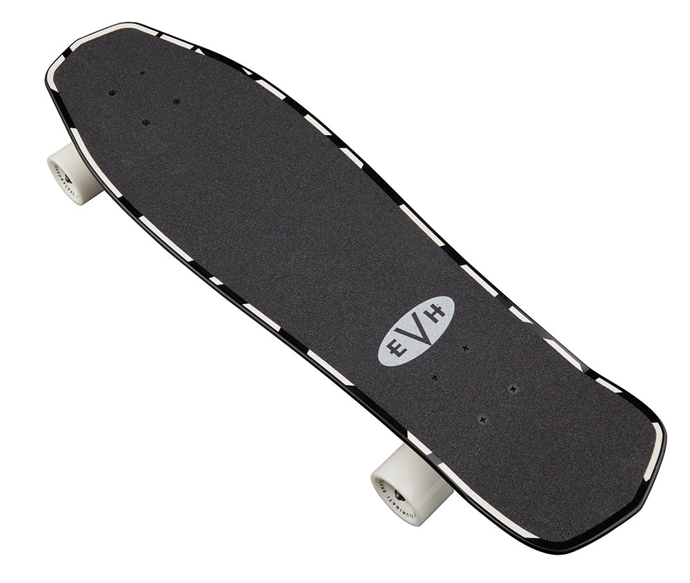 EVH White & Black Stripes Skateboard