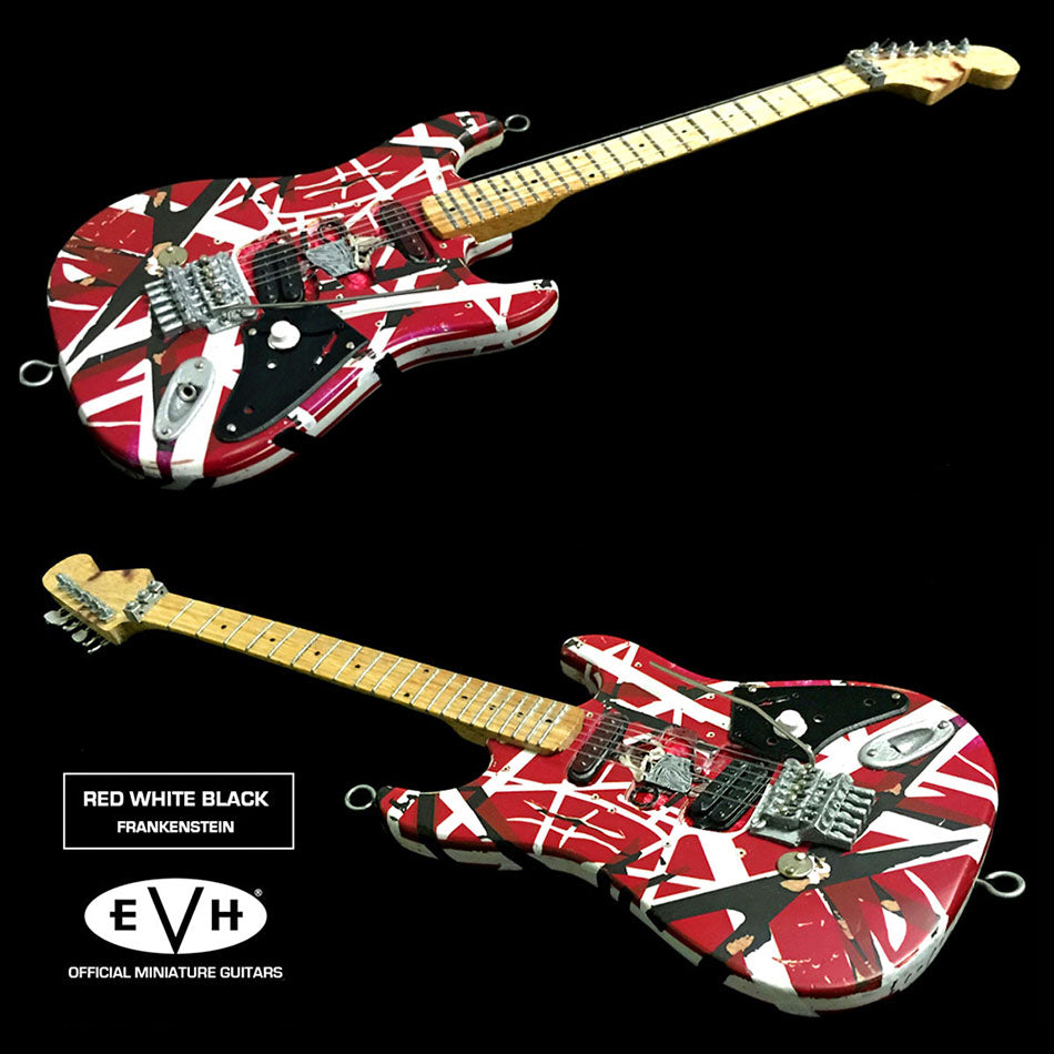 エディ！　VHⅡ　Black ＆Red 風のミニ・ギター。 Eddy。 VHⅡ Black ＆Red 風のミニ・ギター。 エディ！ VHⅡ Black