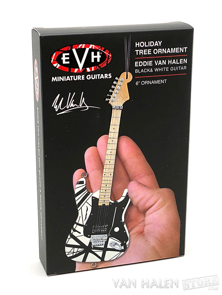 EVH Black & White Guitar Ornament