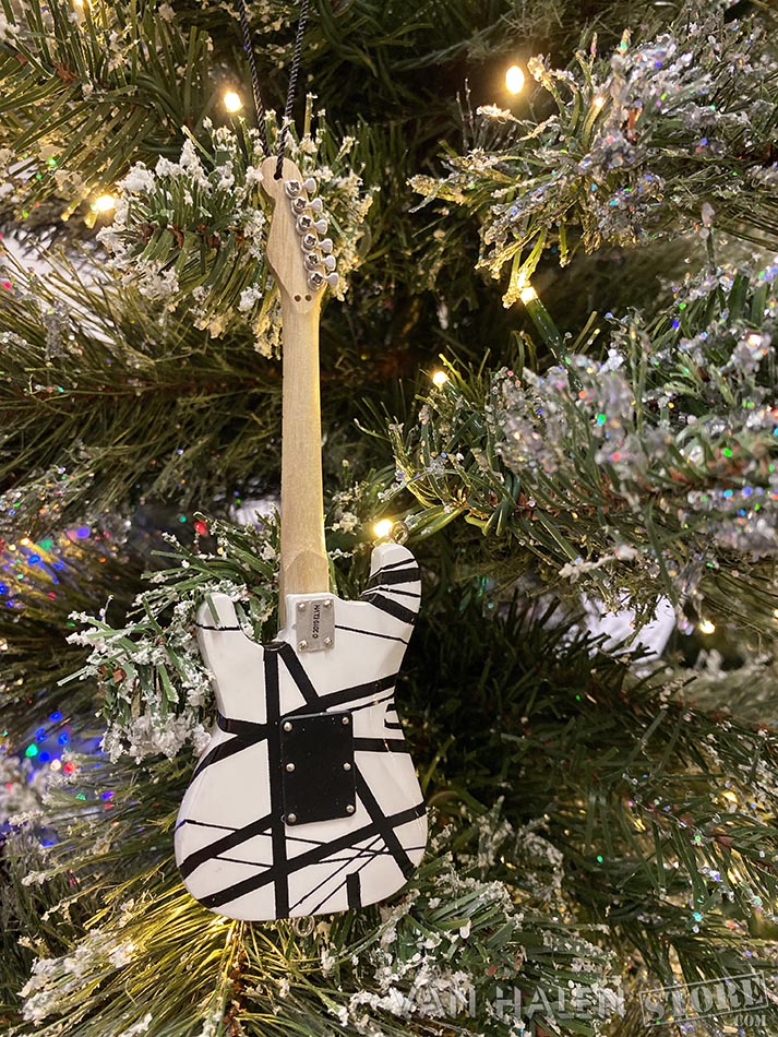 EVH Black & White Guitar Ornament