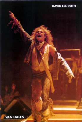 David Lee Roth Postcard