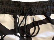White/Black Swim Shorts