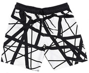 White/Black Swim Shorts