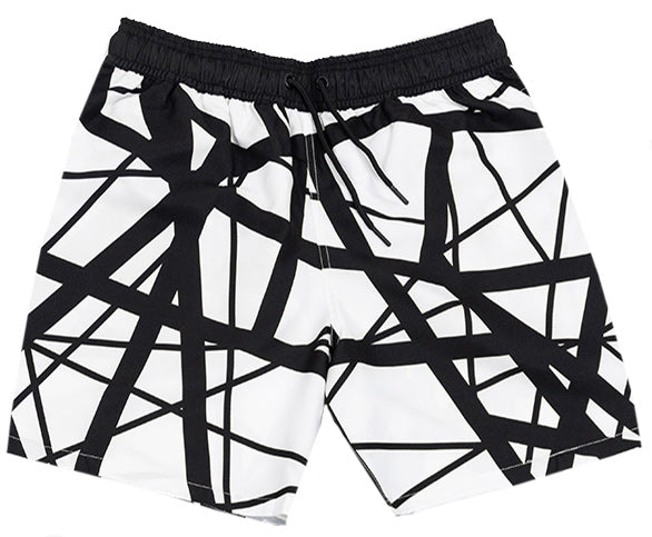 White/Black Swim Shorts