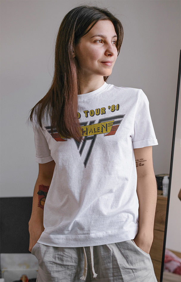 VALLAD VERETTA SOUNDS TOUR TEE WHT Lサイズ World Tour '81 Tee