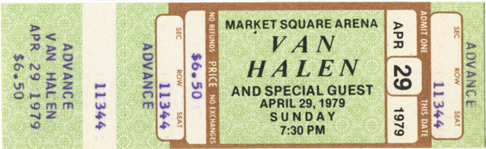 4-29-79 Concert Ticket (Advance)