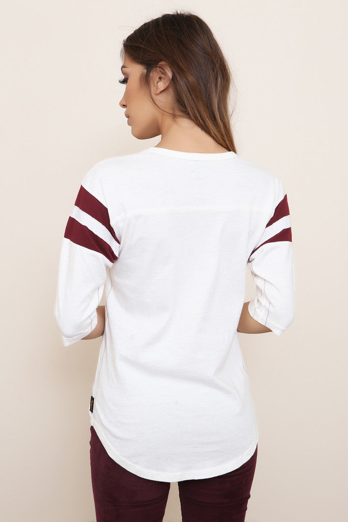Women's Vintage Football Tee