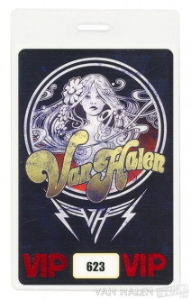 Beautiful Girl Laminated Backstage Pass w/ Red Foil