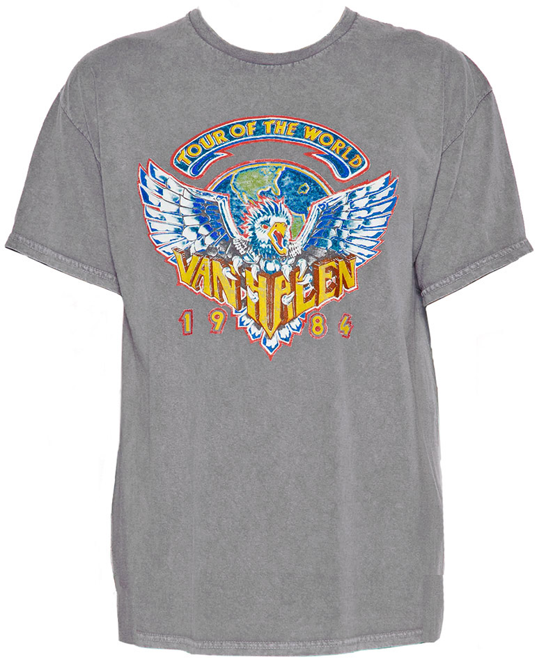 Washed Grey 1984 Eagle Shirt: Van Halen Store