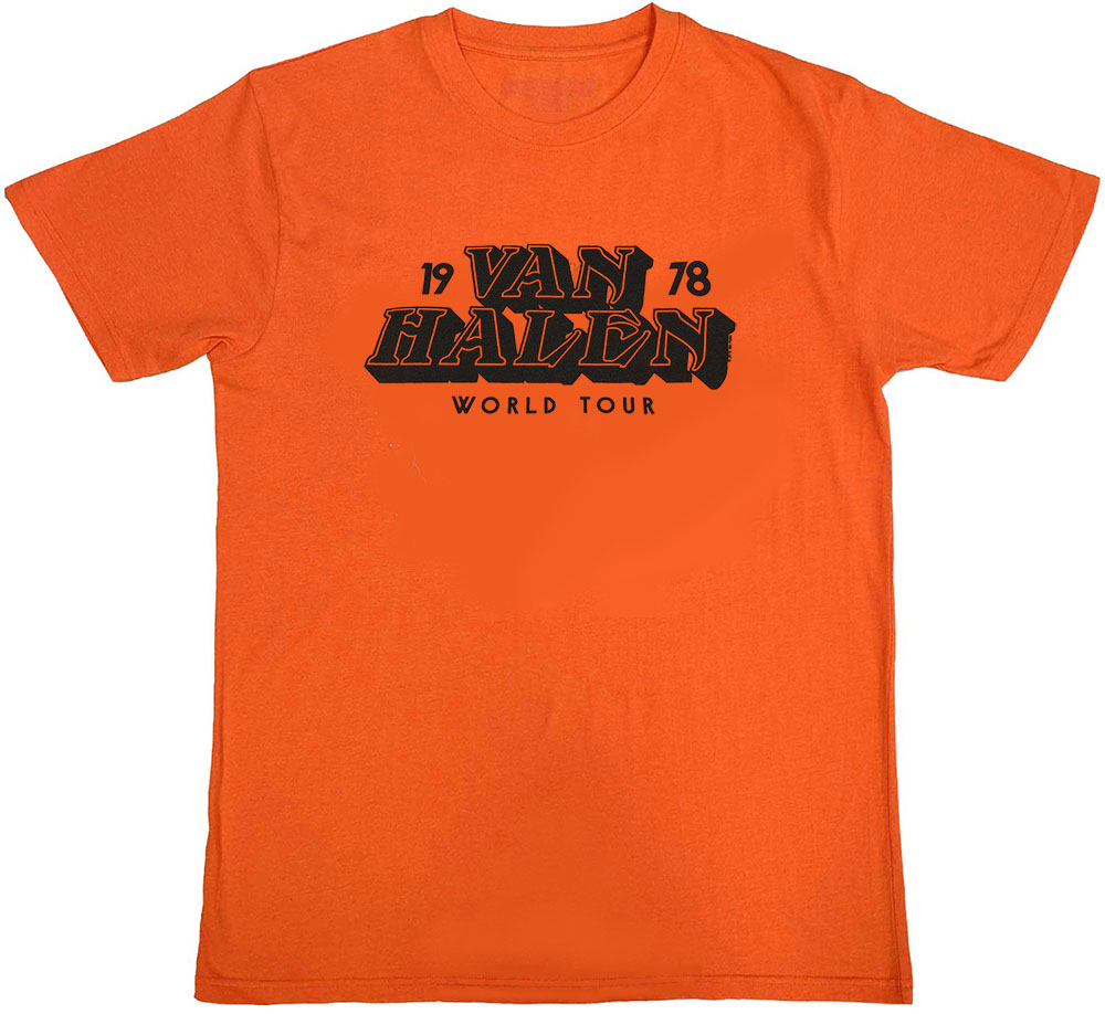 Orange '78 Tour Shirt: Van Halen Store