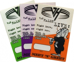 Backstage Passes Van Halen Store