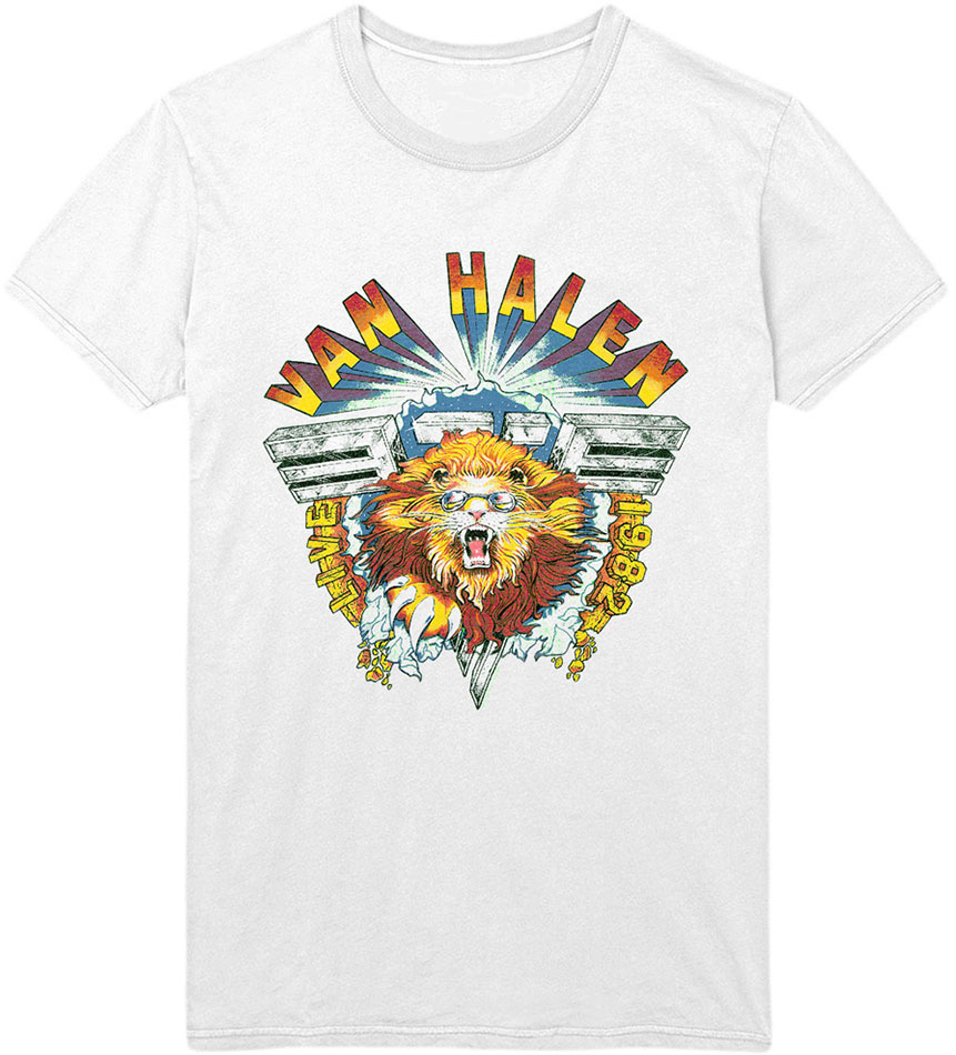 Lion Shirt, White: Van Halen Store